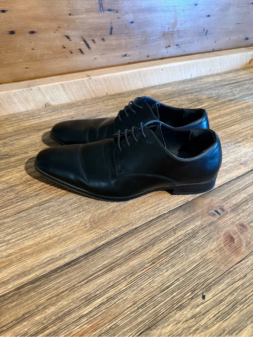 Classic Black Men's Dress Shoes